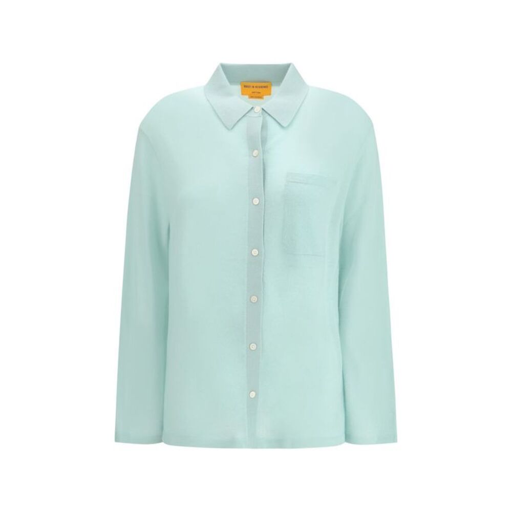 Guest in Residence Blue Cashmere Dress Women's Shirt
